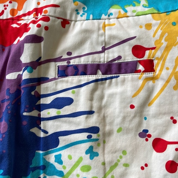 Loudmouth Ladies Skort. Paint splash print size 4 - Picture 6 of 9